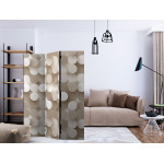 Paris Prix Paravent 3 Volets "Gold Net" 135x172cm