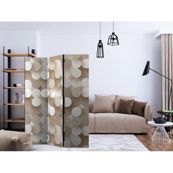Paris Prix Paravent 3 Volets "Gold Net" 135x172cm