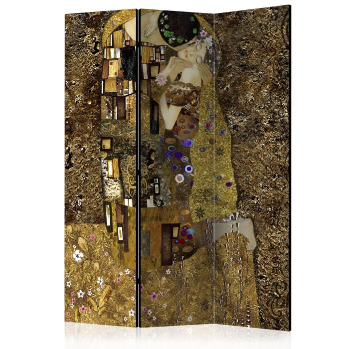 Paris Prix Paravent 3 Volets "Golden Kiss" 135x172cm