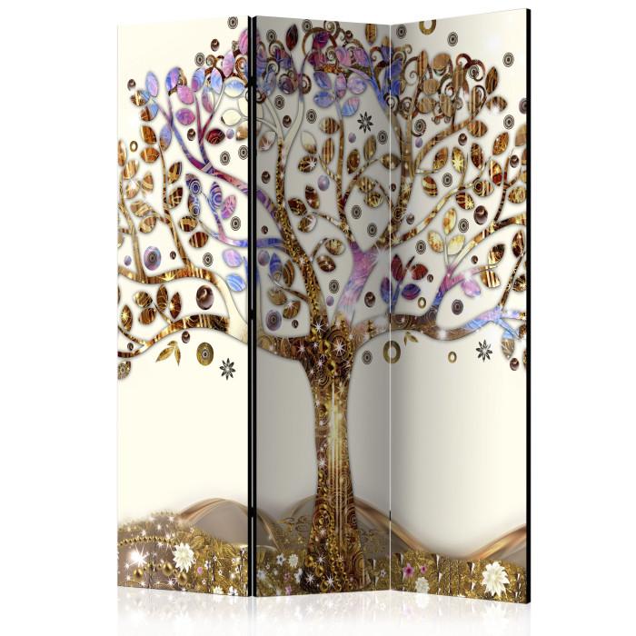 Paris Prix Paravent 3 Volets "Golden Tree" 135x172cm