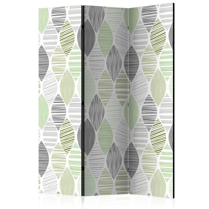 Paris Prix Paravent 3 Volets "Green Tears" 135x172cm