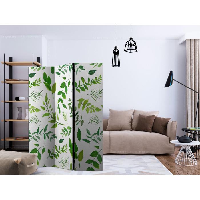 Paris Prix Paravent 3 Volets "Green Twigs" 135x172cm