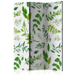 paris prix Paravent 3 Volets "Green Twigs" 135x172cm