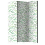 paris prix Paravent 3 Volets "Green Waves" 135x172cm