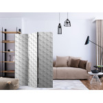 Paris Prix Paravent 3 Volets "Grey Hearts" 135x172cm