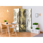 Paris Prix Paravent 3 Volets "Horse" 135x172cm