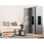 Paris Prix Paravent 3 Volets "Labels" 135x172cm