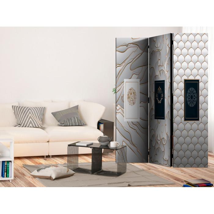 Paris Prix Paravent 3 Volets "Labels" 135x172cm
