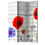 paris prix Paravent 3 Volets "Wildflowers" 135x172cm