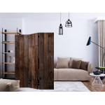 Paris Prix Paravent 3 Volets "Wooden Hut" 135x172cm