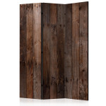paris prix Paravent 3 Volets "Wooden Hut" 135x172cm