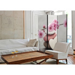 Paris Prix Paravent 3 Volets "Zen Flowers" 135x172cm