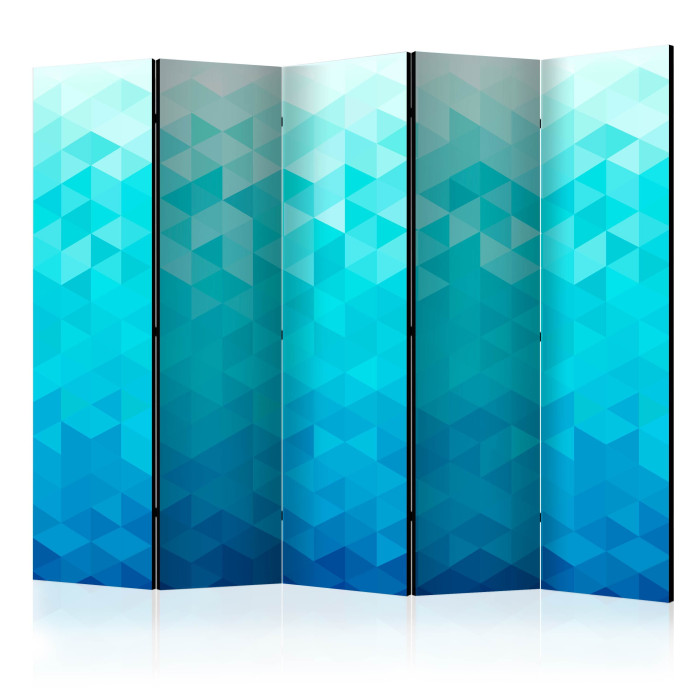 Paris Prix Paravent 5 Volets "Azure Pixel" 172x225cm