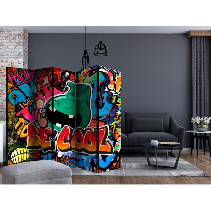 Paris Prix Paravent 5 Volets "Be Cool" 172x225cm