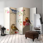 Paris Prix Paravent 5 Volets "Bird Song" 172x225cm
