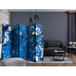 Paris Prix Paravent 5 Volets "Blue Stream" 172x225cm
