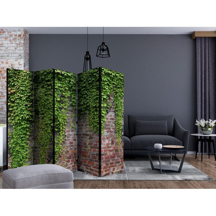 Paris Prix Paravent 5 Volets "Brick & Ivy" 172x225cm