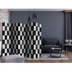 Paris Prix Paravent 5 Volets "Checker" 172x225cm