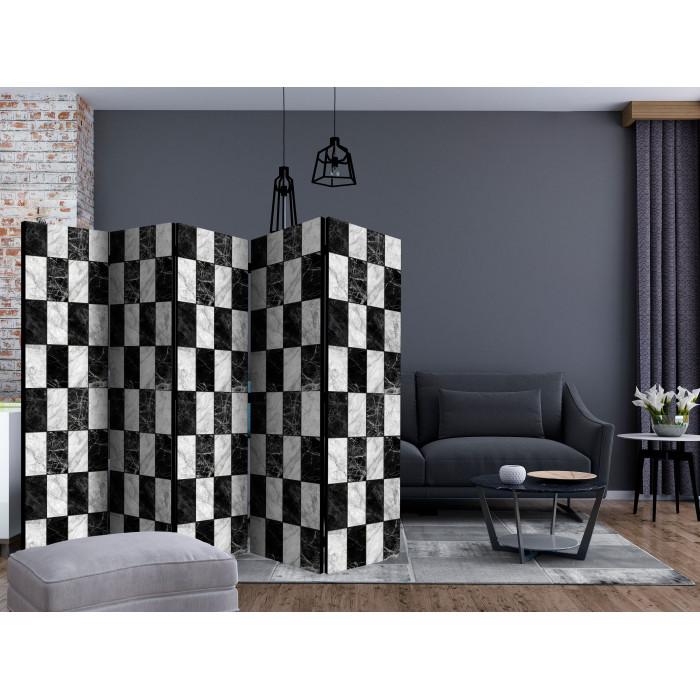 Paris Prix Paravent 5 Volets "Checker" 172x225cm