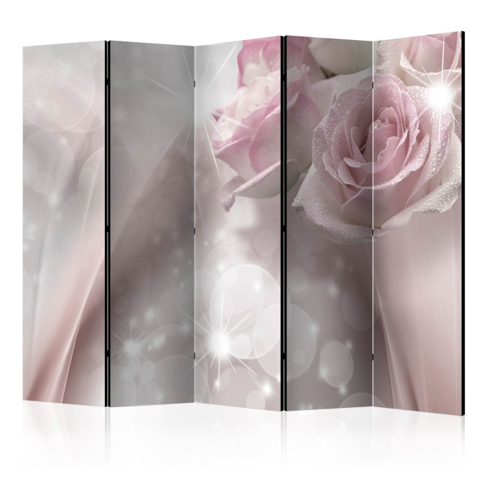 Paris Prix Paravent 5 Volets "Dewy Roses" 172x225cm