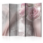 paris prix Paravent 5 Volets "Dewy Roses" 172x225cm