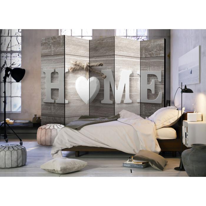 Paris Prix Paravent 5 Volets "Home & Heart" 172x225cm