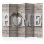 paris prix Paravent 5 Volets "Home & Heart" 172x225cm