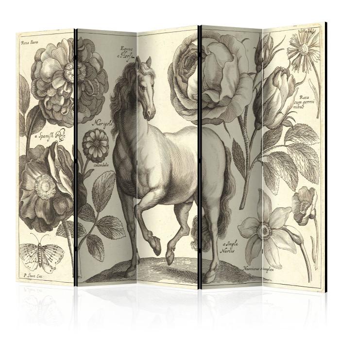 Paris Prix Paravent 5 Volets "Horse" 172x225cm