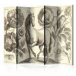 paris prix Paravent 5 Volets "Horse" 172x225cm