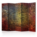 paris prix Paravent 5 Volets "Red Gold" 172x225cm