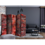 Paris Prix Paravent 5 Volets "Red Metal" 172x225cm