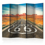 paris prix Paravent 5 Volets "Route 66" 172x225cm