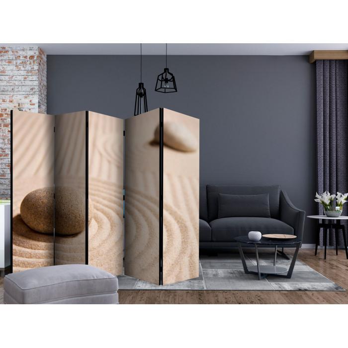 Paris Prix Paravent 5 Volets "Sand & Zen" 172x225cm