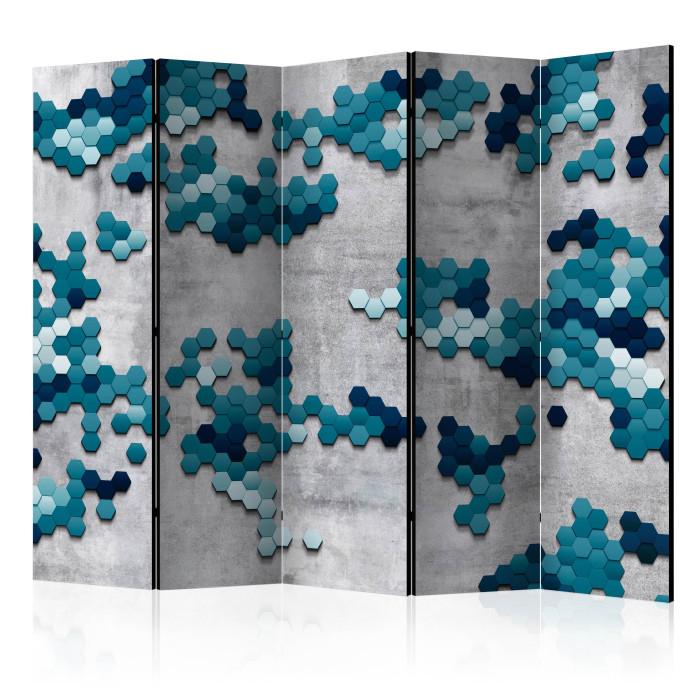 Paris Prix Paravent 5 Volets "Sea Puzzle" 172x225cm
