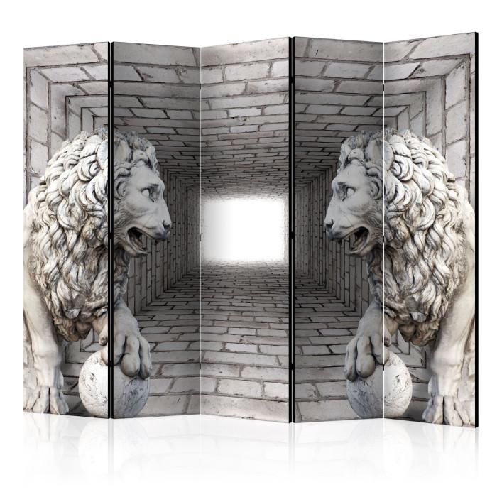 Paris Prix Paravent 5 Volets "Stone Lions" 172x225cm