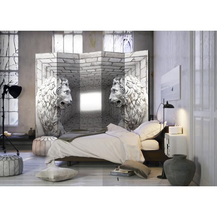 Paris Prix Paravent 5 Volets "Stone Lions" 172x225cm
