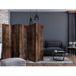 Paris Prix Paravent 5 Volets "Wooden Hut" 172x225cm