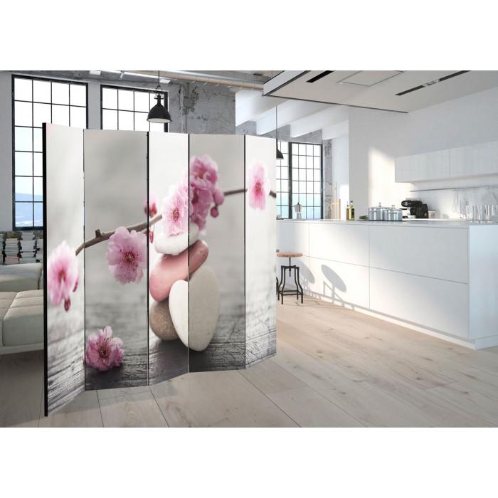 Paris Prix Paravent 5 Volets "Zen Flowers" 172x225cm