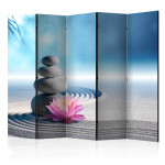 paris prix Paravent 5 Volets "Zen Garden" 172x225cm