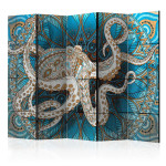 paris prix Paravent 5 Volets "Zen Octopus" 172x225cm
