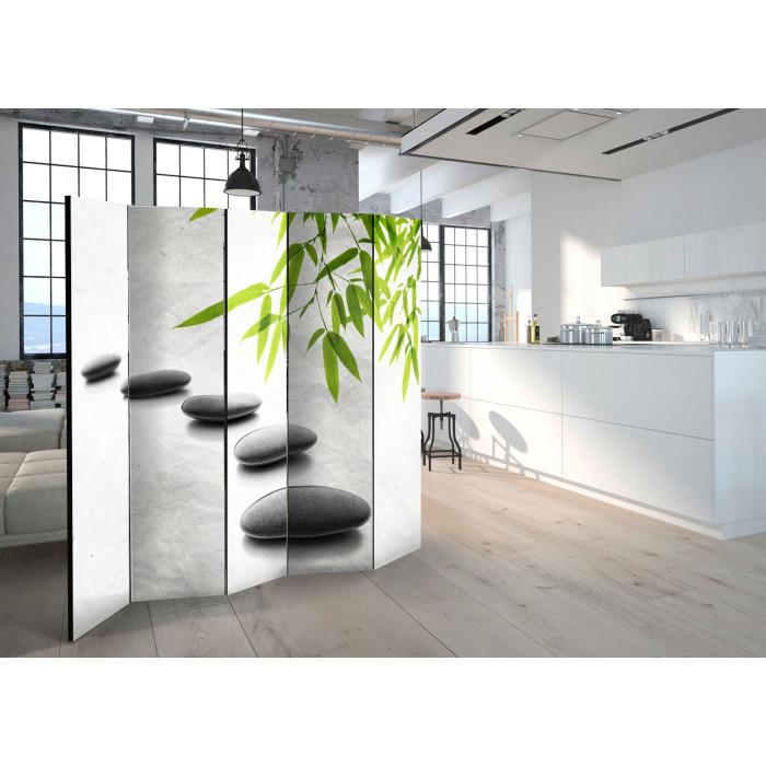 Paris Prix Paravent 5 Volets "Zen Stones" 172x225cm