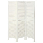 paris prix Paravent Bois 170x120cm Blanc