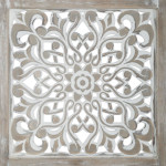 Paris Prix Paravent En Bois "Etnik" 120x169cm Blanc