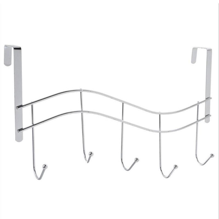 Paris Prix Patère 5 Crochets "Vague" 38cm Gris
