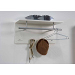 Paris Prix Patère Murale "4 Crochets" 72cm Blanc