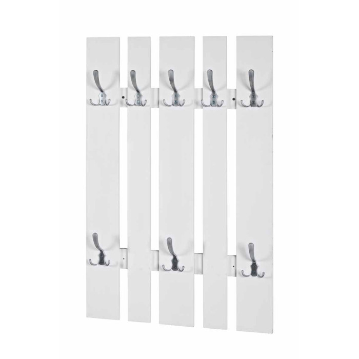 Paris Prix Patère Murale Déco "Cassis" 100cm Blanc
