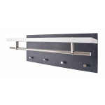 paris prix Patère Murale Design "Granit" 75cm Blanc
