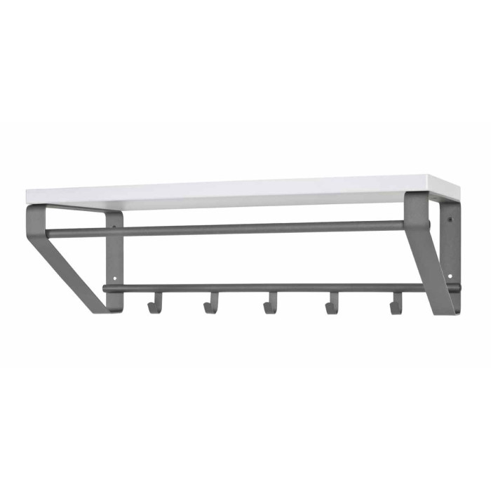 Paris Prix Patère Murale Design "Kare" 70cm Blanc