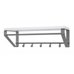 paris prix Patère Murale Design "Kare" 70cm Blanc