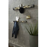 Paris Prix Patère Murale Design "Matia" 115cm Noir